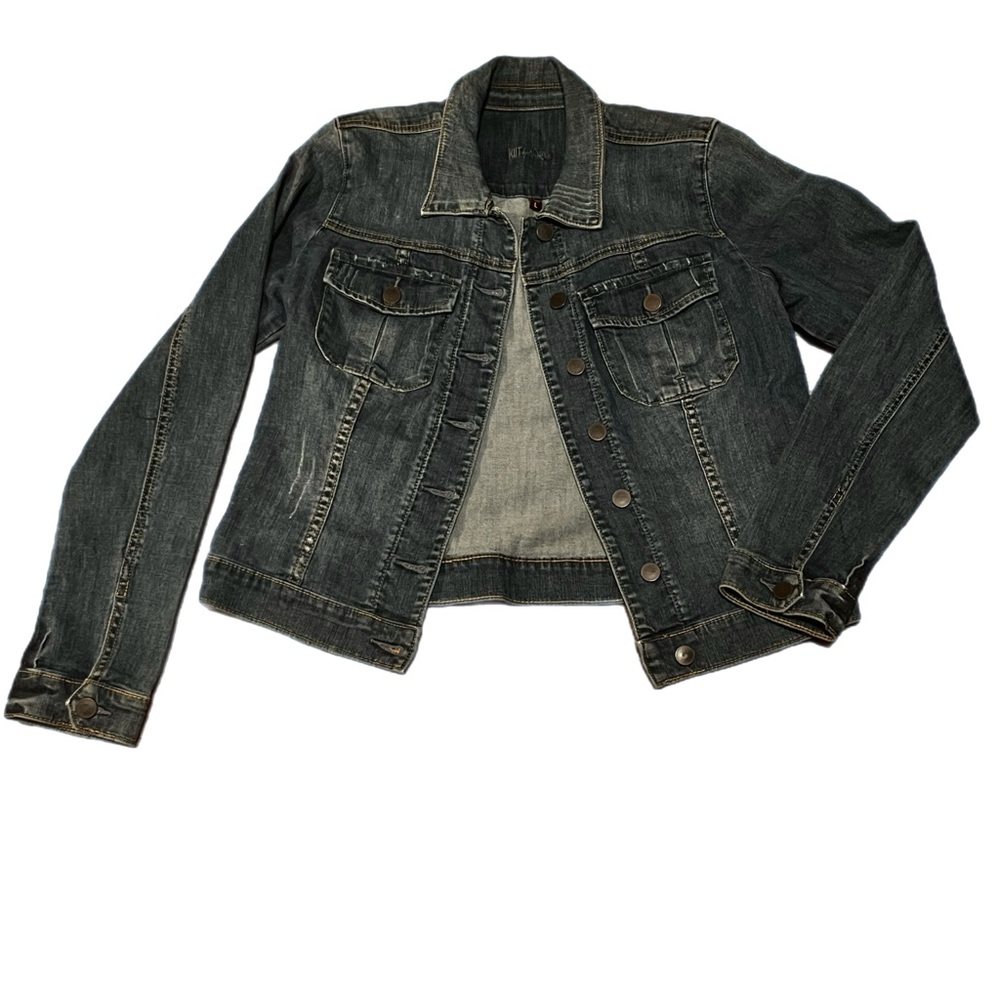 Kut From Kloth Helena Jacket Women’s L Denim Button Down